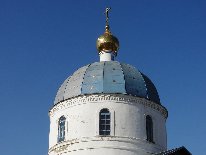 Аксай. Церковь Успения Пресвятой Богородицы. архитектурные детали, Завершение основного объема храма