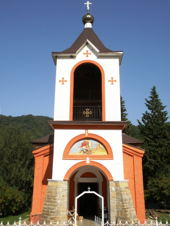 Лесное. Церковь Георгия Победоносца. фасады, Вид с запада