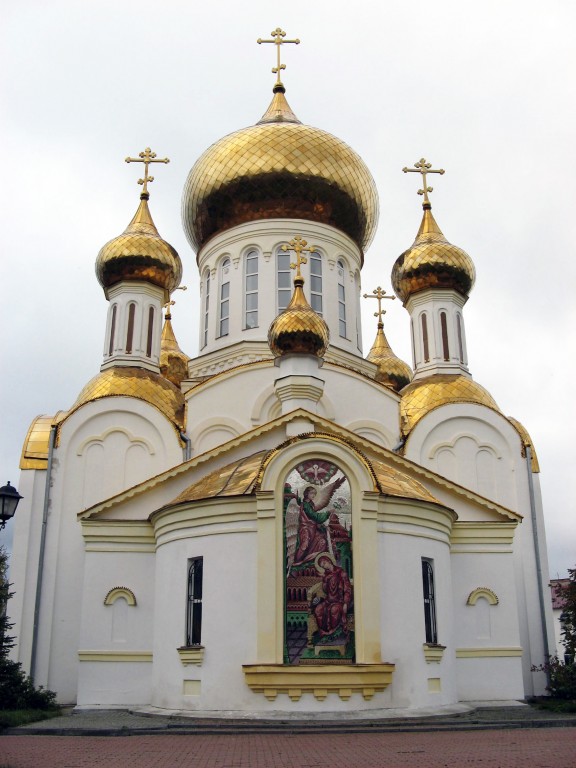 Комсомольский. Церковь Благовещения Пресвятой Богородицы. фасады, Восточный фасад храма