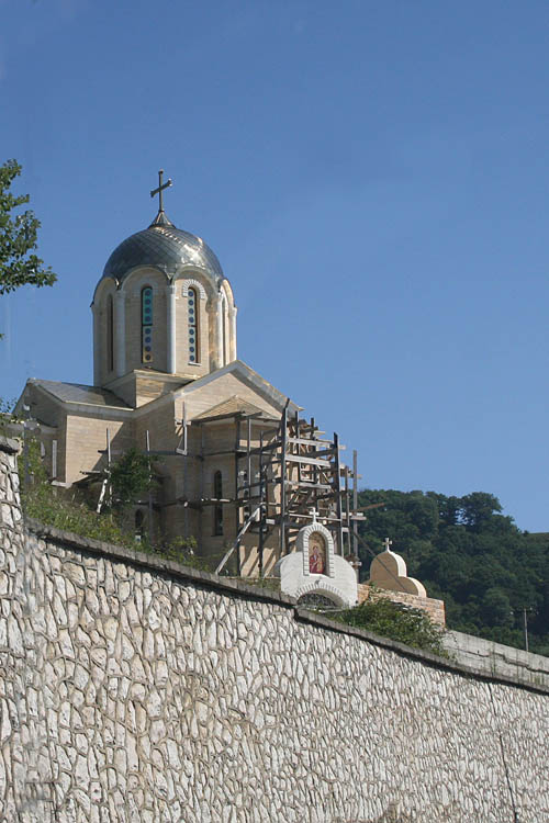 Молдовка. Церковь Николая Чудотворца. фасады, Вид с Краснополянского шоссе
