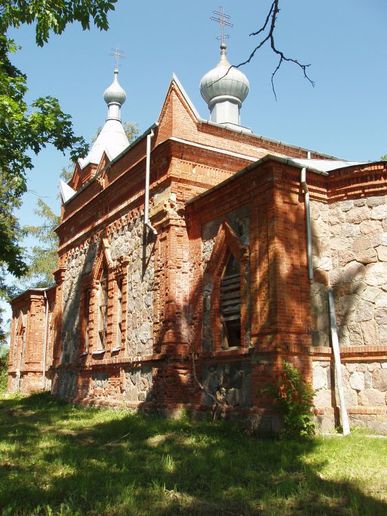 Церковь Сретения Господня, Сканькалне (Валмиерский край, Латвия). архитектурные детали