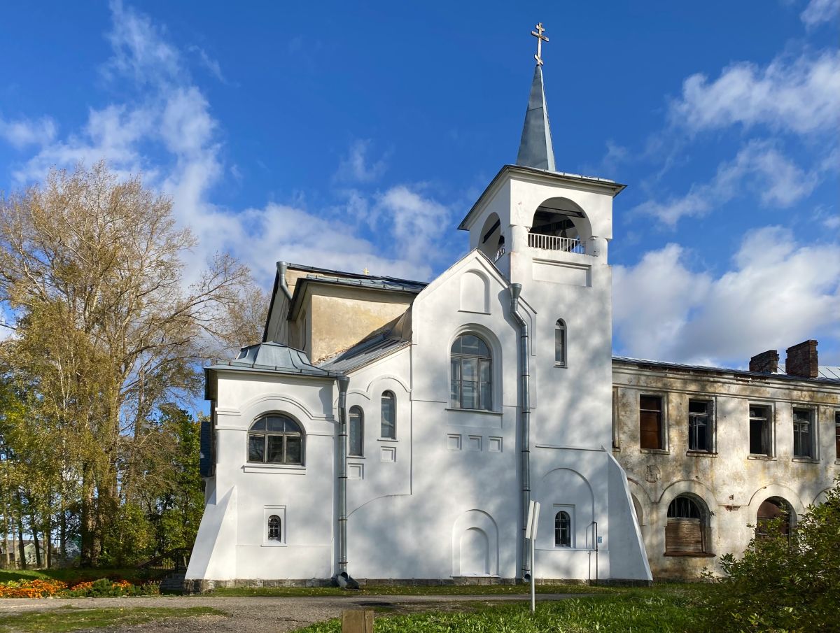 Извара. Церковь Казанской иконы Божией Матери. фасады, Вид с запада