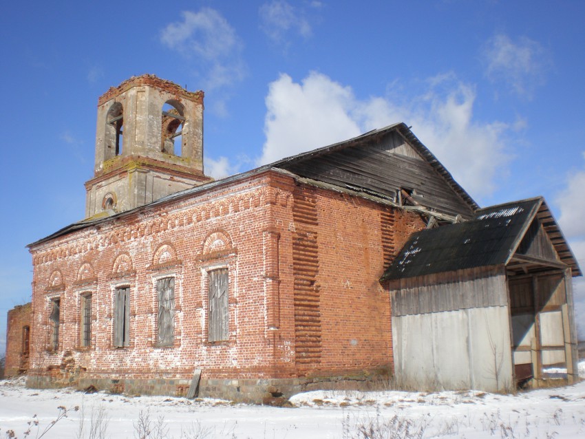 Лутовенка. Церковь Иверской иконы Божией Матери. фасады