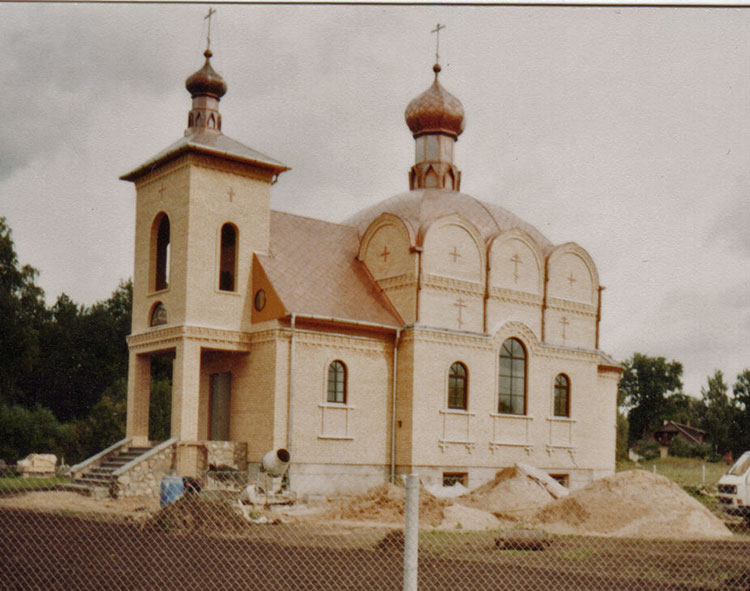 Церковь Иверской иконы Божией Матери, Валка (Валкский край, Латвия). фасады, Завершается строительство православного храма в г.Валка.
Фото К.Саара.