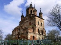 Церковь Спаса Преображения, вид с юго-запада, Песно, Западнодвинский район, Тверская область