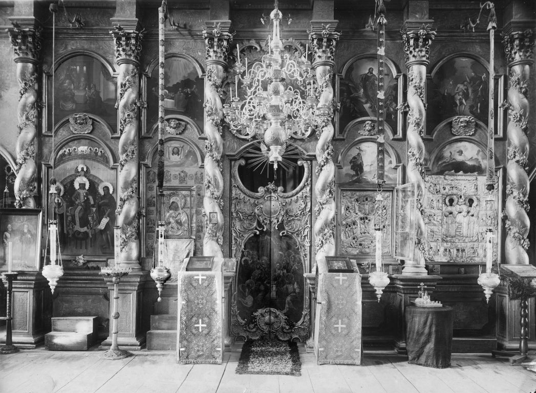 Церковь Спаса Преображения, Песно (Западнодвинский район, Тверская область). архивная фотография, Фото Н.Д. Бартрама, 1912