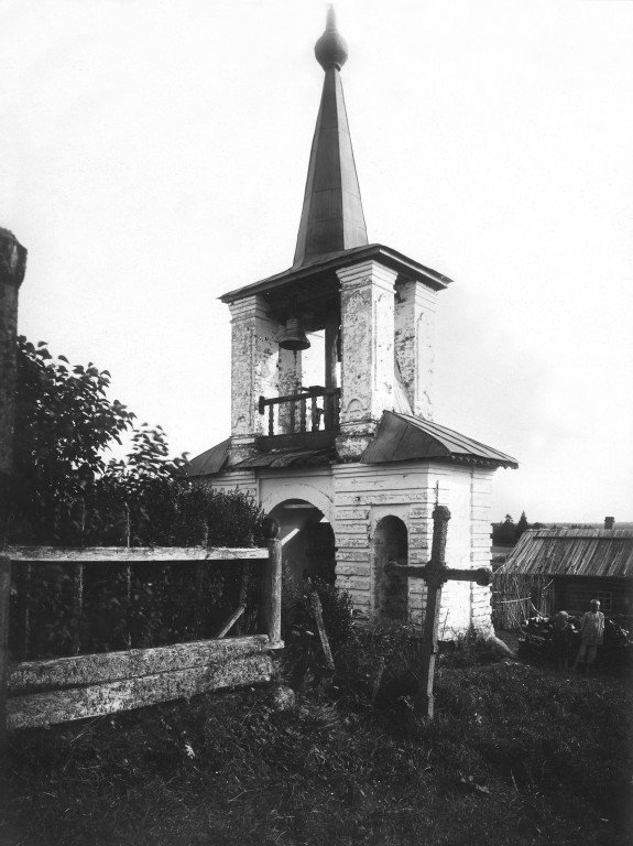 Песно. Церковь Спаса Преображения. архивная фотография, Фото Н.Д. Бартрама, 1912