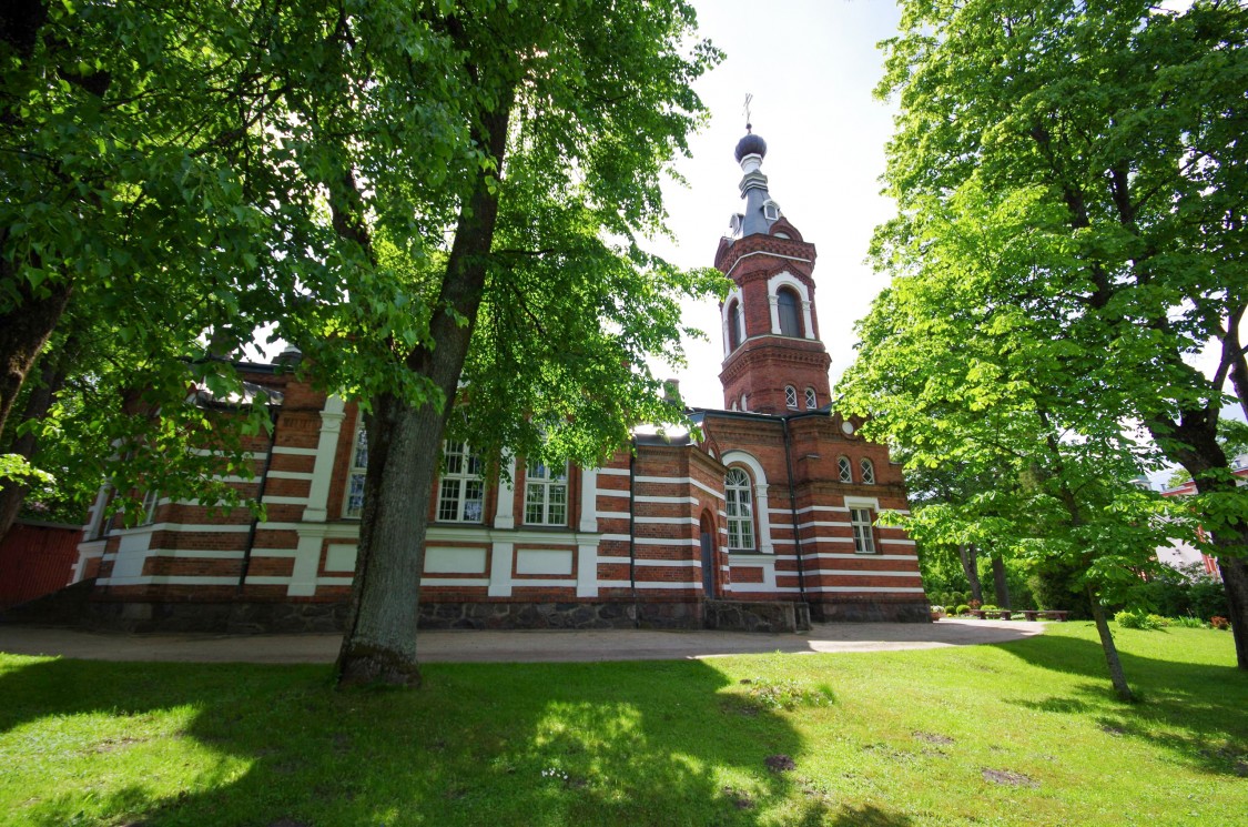 Лимбажи. Церковь Спаса Преображения. фасады, Северный фасад церкви.