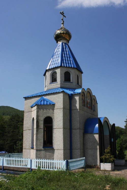 Часовня Николая Чудотворца, Трасса М4, 1392-й километр (Горячий Ключ, город, Краснодарский край). фасады