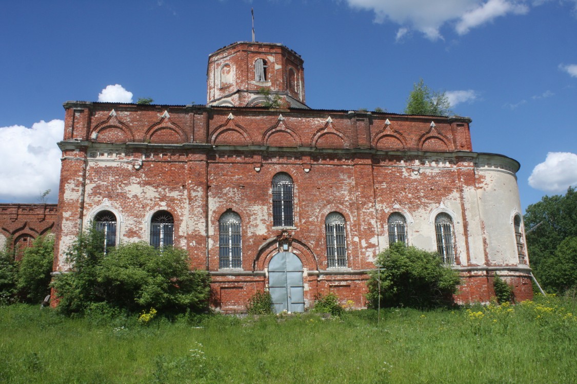 Красное. Церковь Казанской иконы Божией Матери. фасады