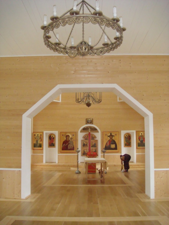 Церковь Георгия Победоносца (новая), Тригорское (Пушкиногорский район, Псковская область). интерьер и убранство