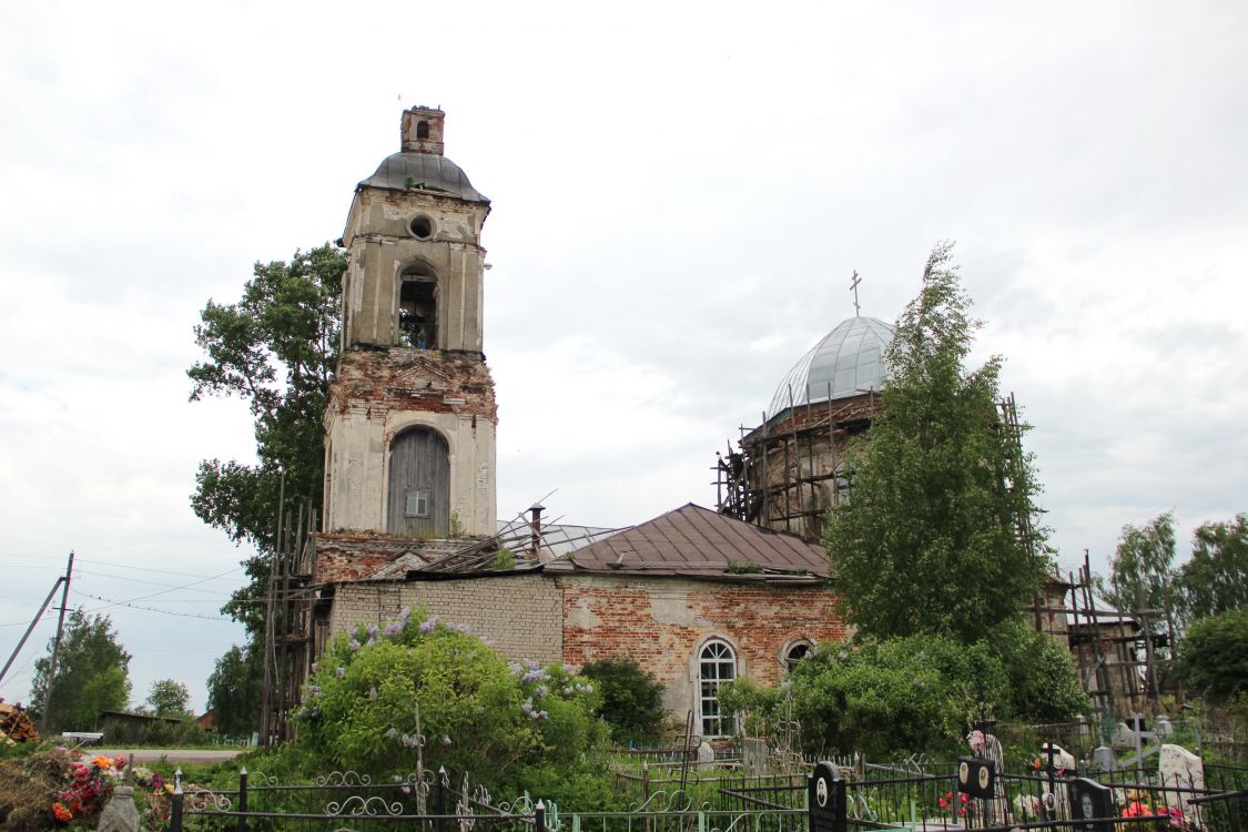 Церковь Зосимы и Савватия, Слобода (Краснохолмский район, Тверская область). фасады