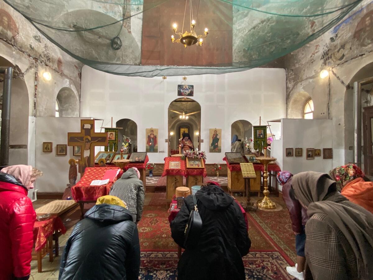 Церковь Зосимы и Савватия, Слобода (Краснохолмский район, Тверская область). интерьер и убранство, Храм в Слободе