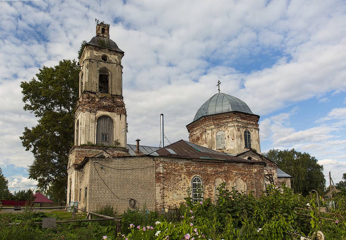 Церковь Зосимы и Савватия, Слобода (Краснохолмский район, Тверская область). фасады