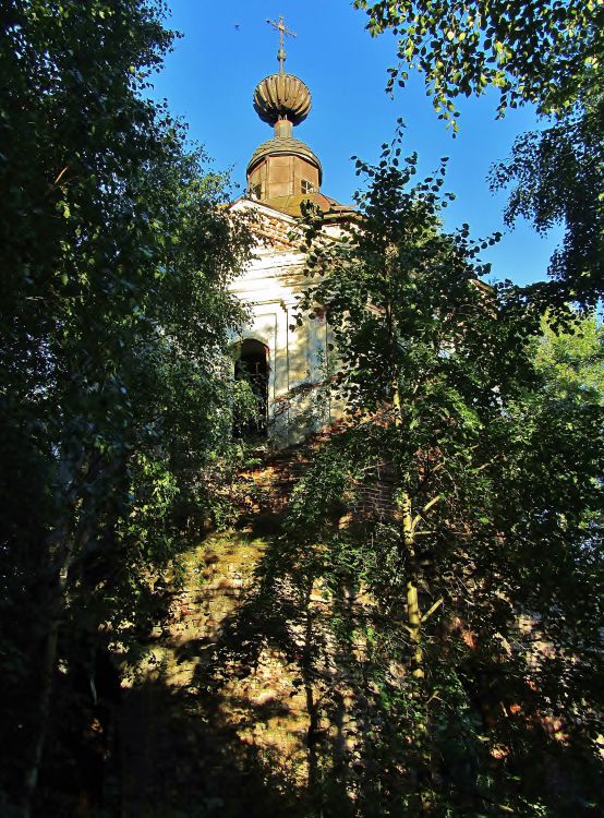 Скорынево. Церковь Николая Чудотворца. архитектурные детали, вид на основной объем с северо-запада
