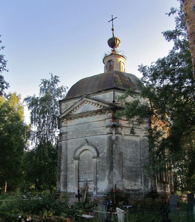 Неизвестная часовня, Степышево (Бежецкий район, Тверская область). фасады, вид с севера