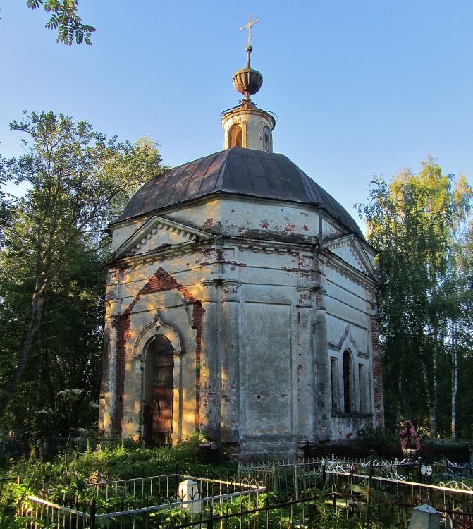 Неизвестная часовня, Степышево (Бежецкий район, Тверская область). фасады, вид с юга