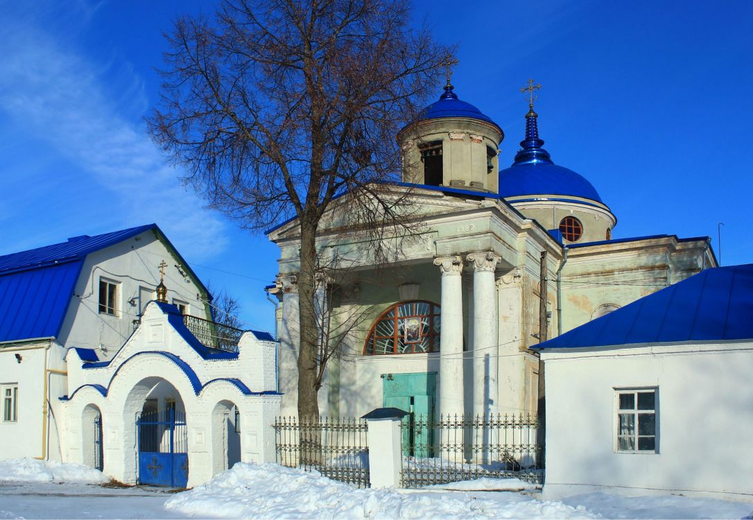 Церковь Успения Пресвятой Богородицы, Радогощь (Комаричский район, Брянская область). фасады, Вид с юго-запада