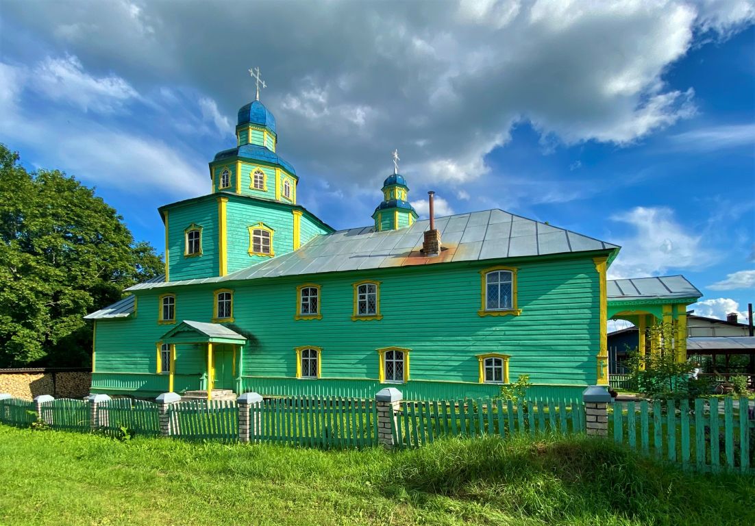 Красногородск. Церковь Николая Чудотворца. фасады, Вид с северо-запада