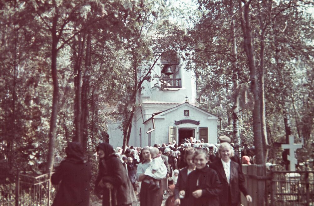 Опочка. Церковь Покрова Пресвятой Богородицы. архивная фотография, Фото 1942 г. с аукциона e-bay.de