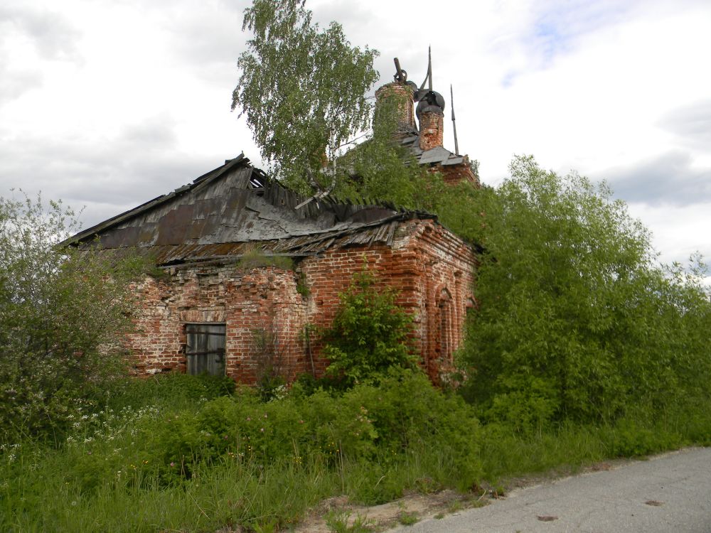 Мелёшино. Церковь Воскресения Словущего. фасады