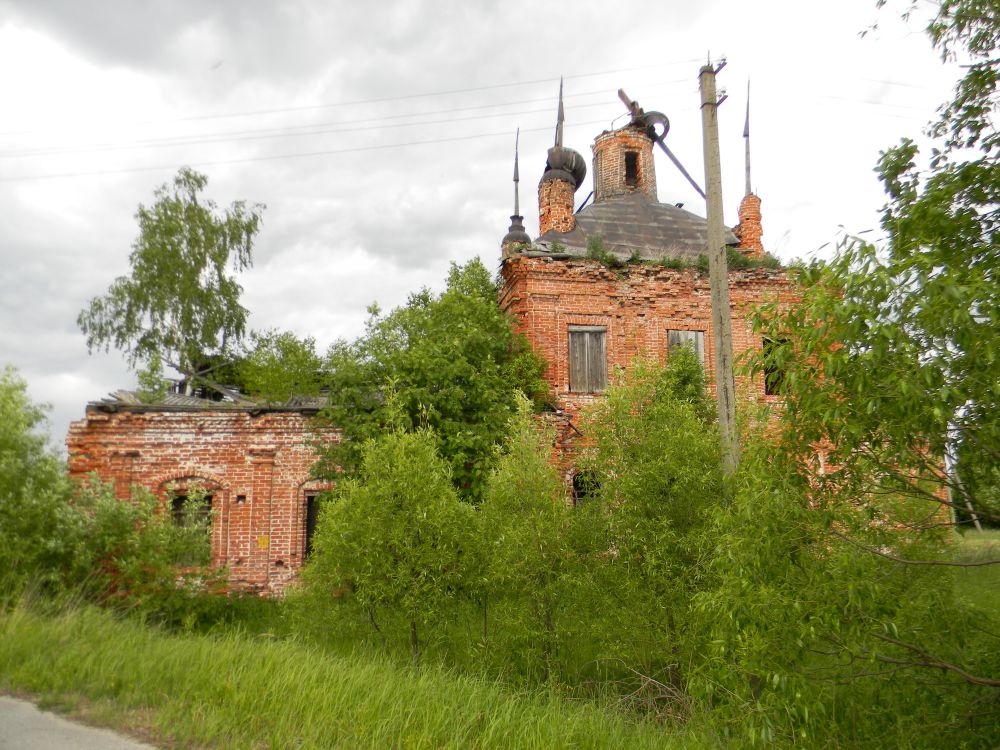 Мелёшино. Церковь Воскресения Словущего. фасады