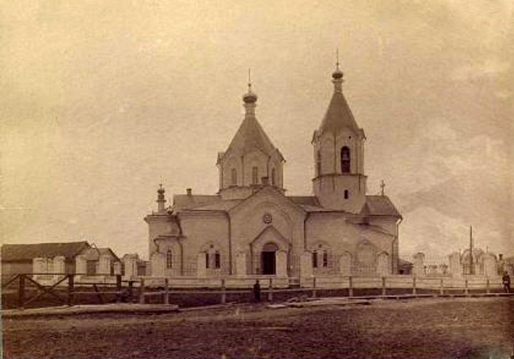 Церковь Петра и Павла, Салехард (Салехард, город, Ямало-Ненецкий автономный округ). архивная фотография, Петропавловский собор. Обдорск, 1914 г.