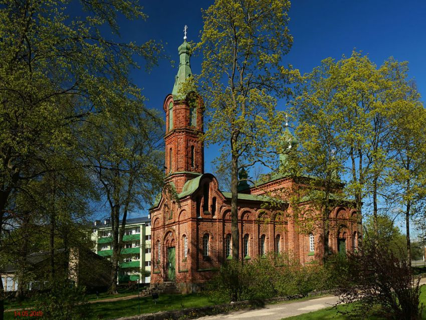 Салацгрива. Церковь Покрова Пресвятой Богородицы. фасады