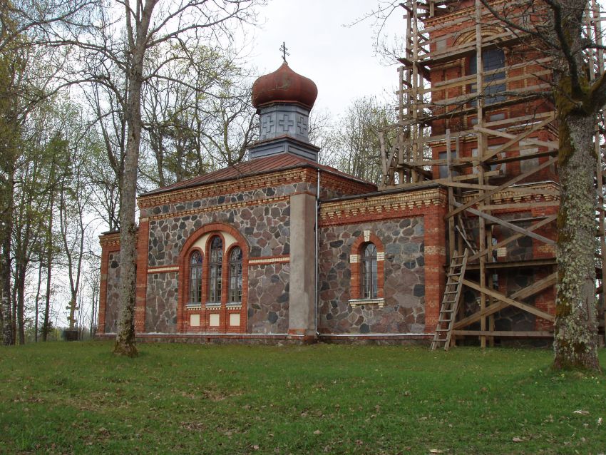 Ароди. Церковь Николая Чудотворца. фасады, Латвия.Аматский край.Коса.