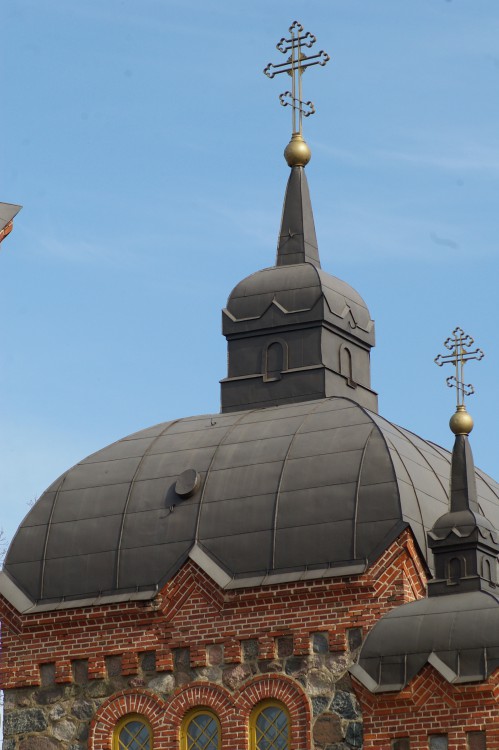 Церковь Рождества Христова, Нитауре (Цесисский край, Латвия). архитектурные детали, Купола церкви.