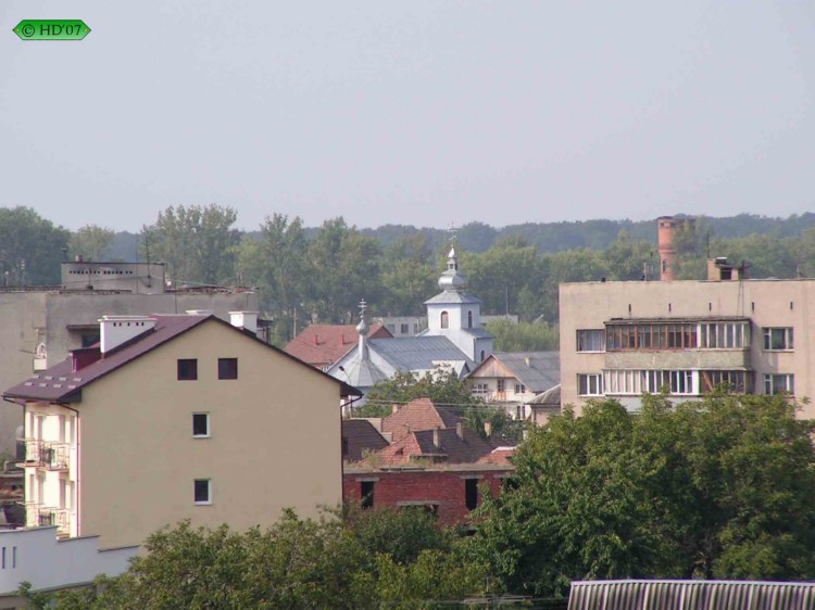 Церковь Рождества Пресвятой Богородицы, Мукачево (Мукачевский район, Украина, Закарпатская область). общий вид в ландшафте