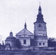 Церковь Троицы Живоначальной, Фото 1929 г. из приходского архива<br>, Олесько, Бусский район, Украина, Львовская область
