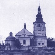 Церковь Троицы Живоначальной, Фото 1929 г. из приходского архива<br>, Олесько, Золочевский район, Украина, Львовская область