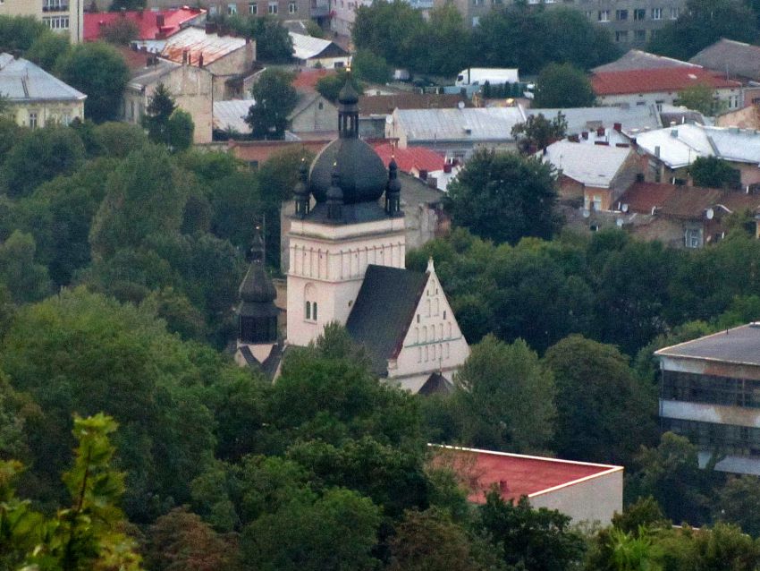 Церковь Параскевы Пятницы, Львов (Львов, город, Украина, Львовская область). общий вид в ландшафте, вид с Замковой горы