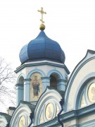 Церковь Спаса Преображения, Центральный купол и крест на нем.<br>, Цесис, Цесисский край, Латвия