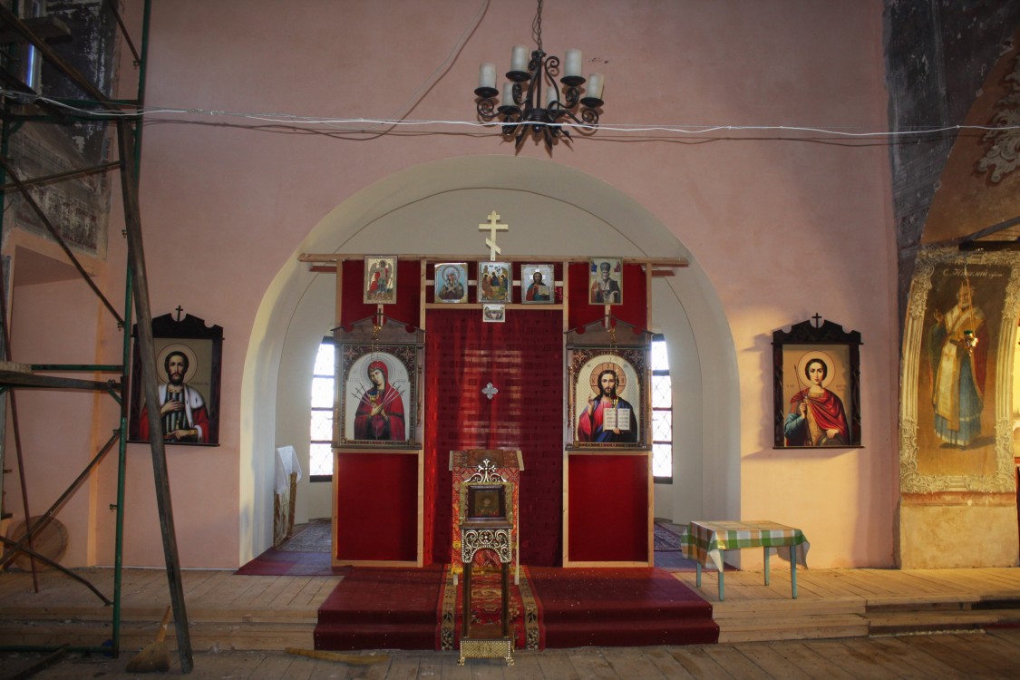 Семёновское. Церковь Димитрия Солунского. интерьер и убранство