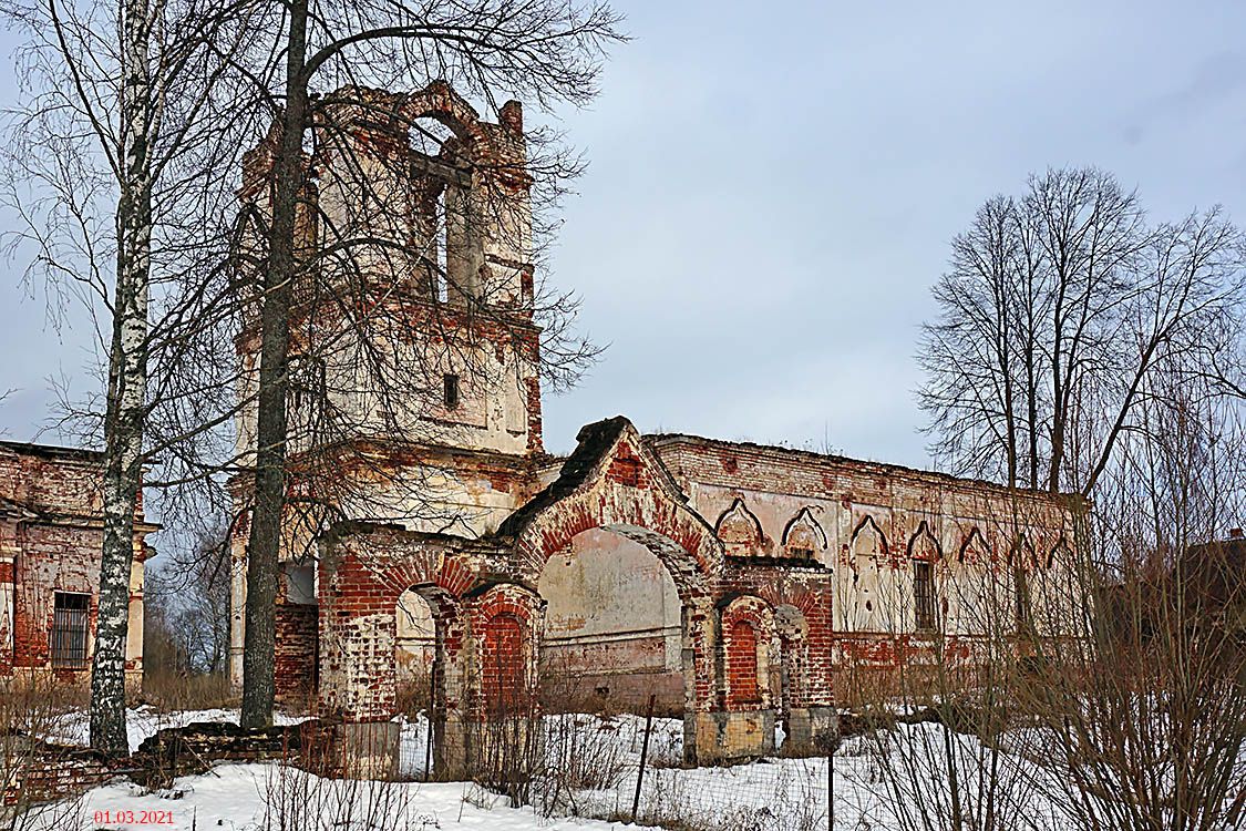 Церковь Александра Невского, Переслегино (Торжокский район и г. Торжок, Тверская область). фасады