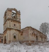 Церковь Александра Невского, Вид с юго-запада<br>, Переслегино, Торжокский район и г. Торжок, Тверская область