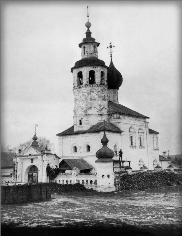 Церковь Преображения Господня, Волокобино (Южский район, Ивановская область). архивная фотография, Фото Р.Никонова, начало XX века, источник фото - сайт 