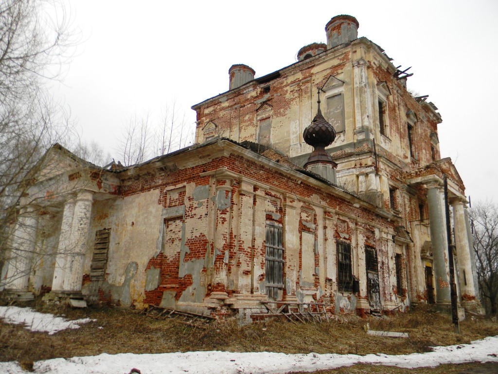 Церковь Успения Пресвятой Богородицы, Хотимль (Южский район, Ивановская область). фасады