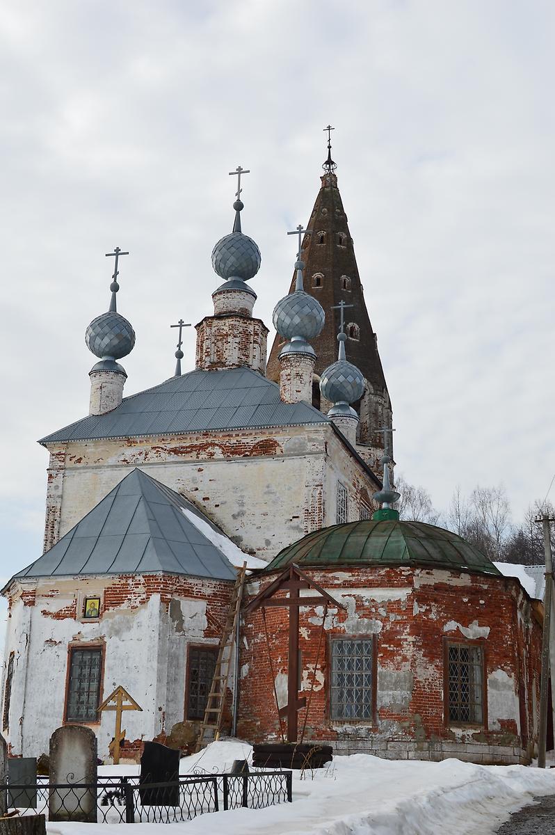 фасады. Церковь Николая Чудотворца, Хотимль (Южский район, Ивановская область)