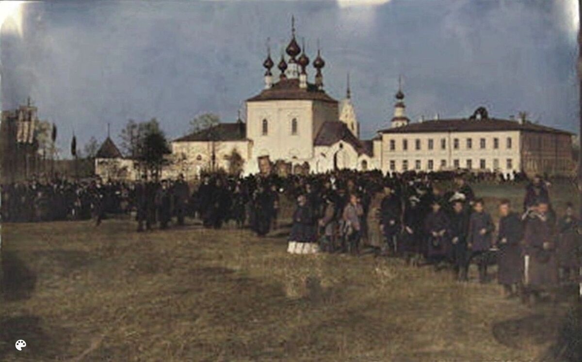 Борковская Троице-Николаевская пустынь, Борок (Южский район, Ивановская область). архивная фотография, Начало 20-го века. 