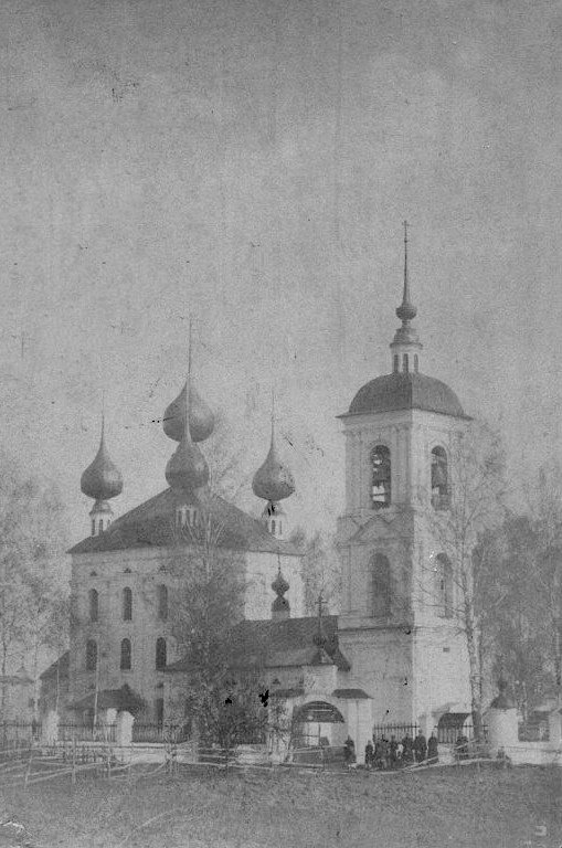 Церковь Спаса Нерукотворного Образа, Мордовское (Южский район, Ивановская область). архивная фотография, Старинное фото из частного архива