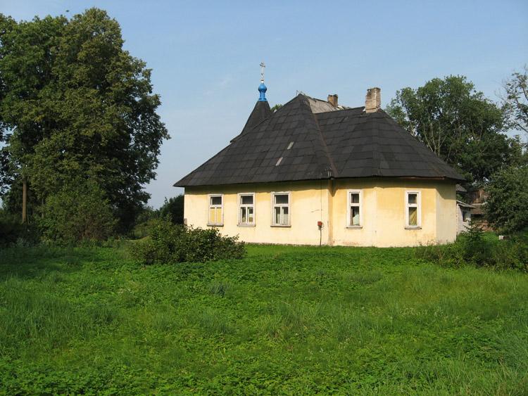 Светини. Церковь Николая Чудотворца. фасады, Общий вид с юго - востока.