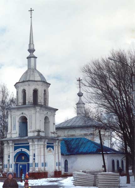 Благовещенский женский монастырь (новый). Церковь Воздвижения Креста Господня, Бежецк (Бежецкий район, Тверская область). фасады