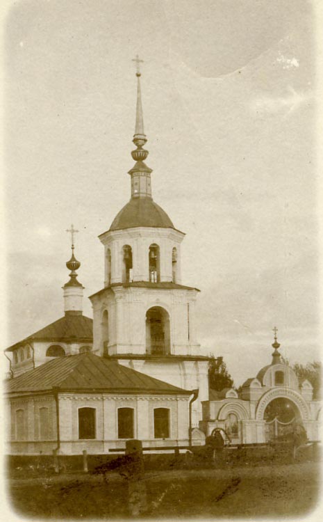 Благовещенский женский монастырь (новый). Церковь Воздвижения Креста Господня, Бежецк (Бежецкий район, Тверская область). архивная фотография, Из частной коллекции Михаила Мещанинова