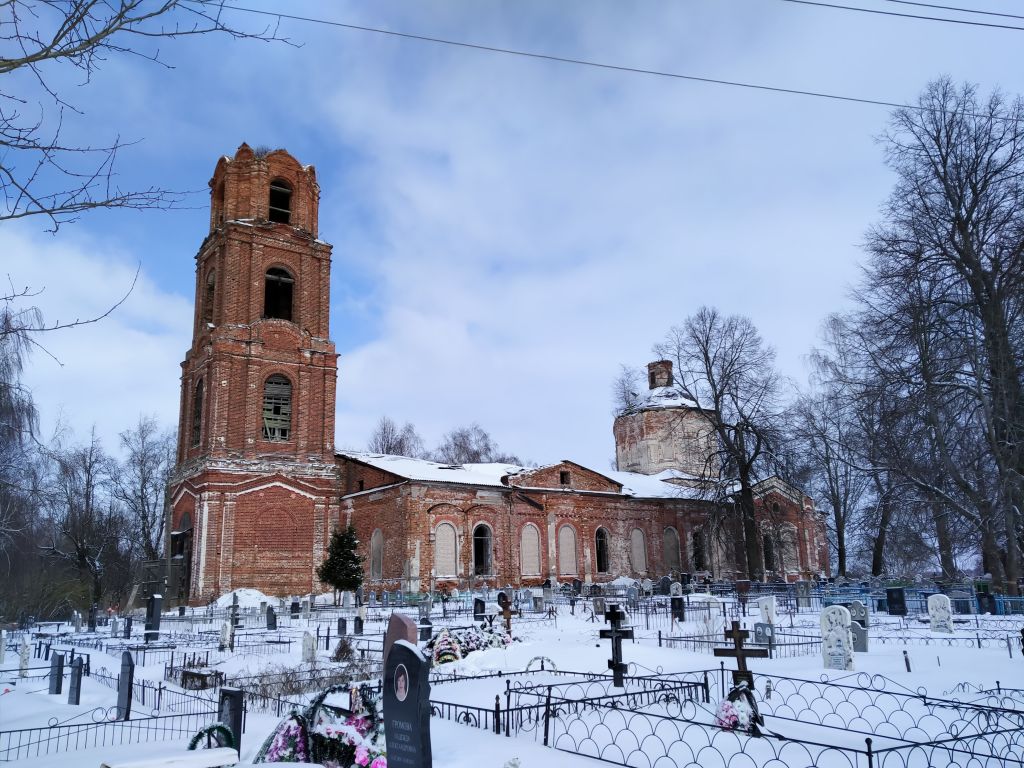 Княжево. Церковь Благовещения Пресвятой Богородицы. фасады