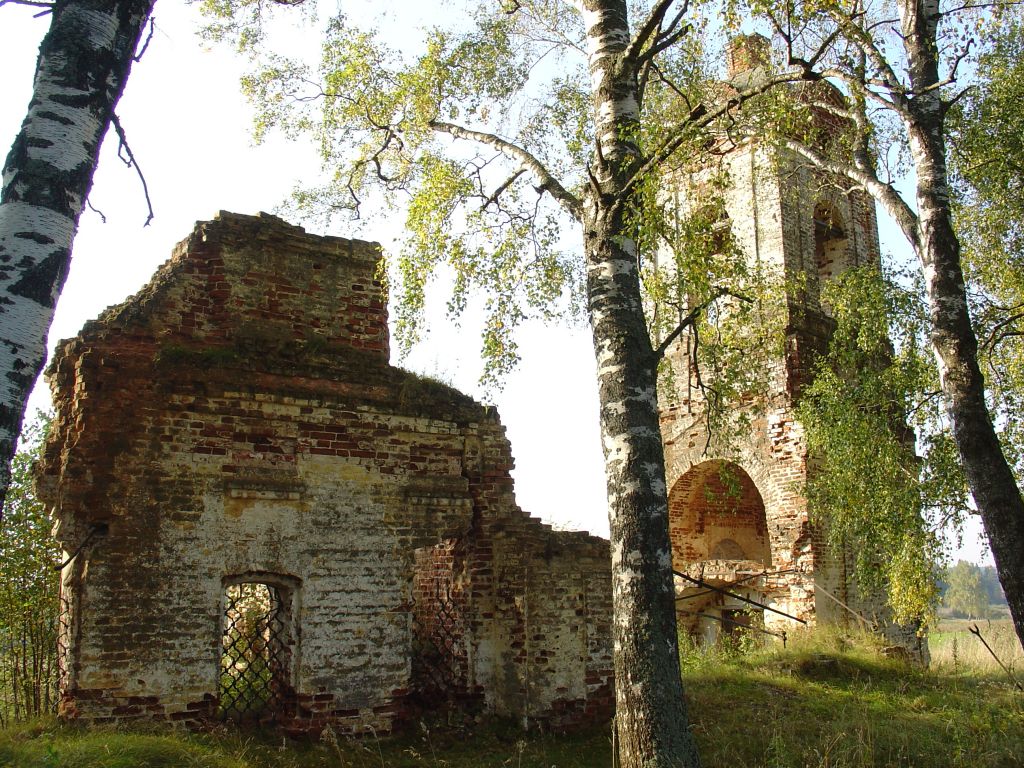 Колокольня церкви Сретения Господня, Большая Ламна (Южский район, Ивановская область). фасады