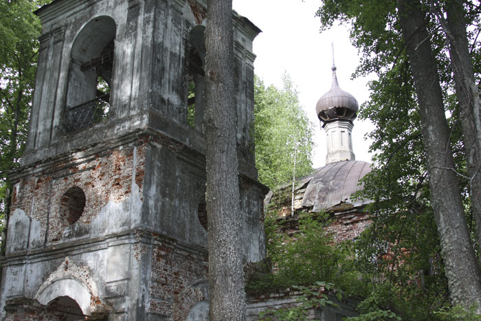 Церковь Владимирской иконы Божией Матери, Малая Ламна (Южский район, Ивановская область). фасады