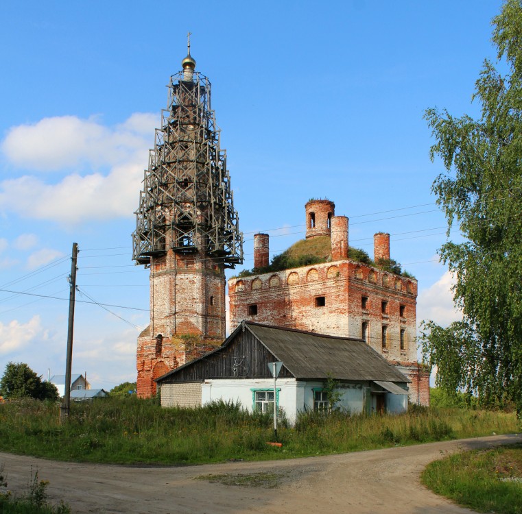 Церковь Успения Пресвятой Богородицы, Кулачёво (Ильинский район, Ивановская область). фасады